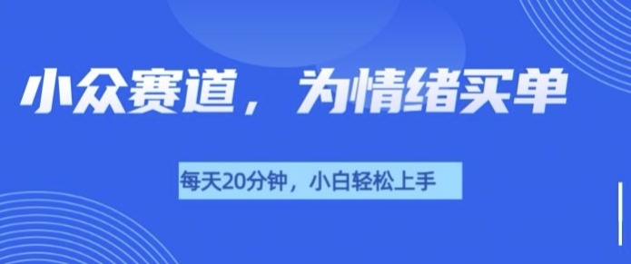 小众赛道，我的治愈系电子抱枕，让用户为情绪买单网创项目-副业赚钱-互联网创业-资源整合冒泡网