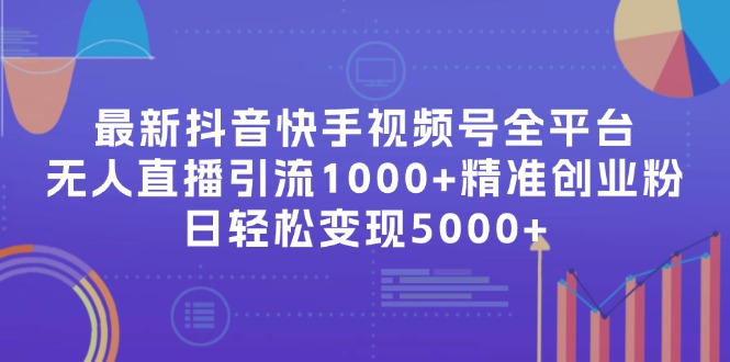 最新抖音快手视频号全平台无人直播引流1000+精准创业粉，日轻松变现5000+网创项目-副业赚钱-互联网创业-资源整合冒泡网