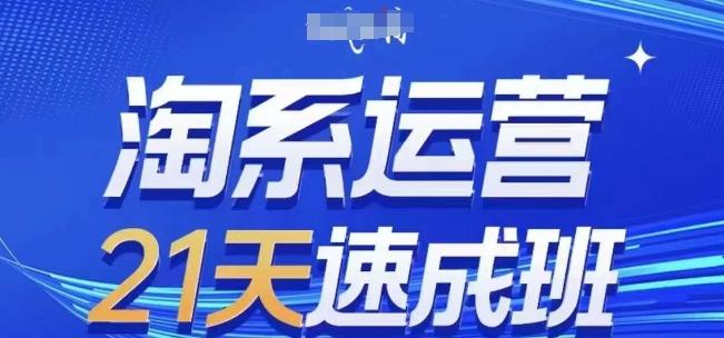 淘系运营21天速成班(更新24年6月)，0基础轻松搞定淘系运营，不做假把式网创项目-副业赚钱-互联网创业-资源整合冒泡网