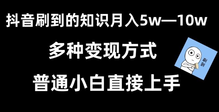 抖音刷到的知识，每天只需2小时，日入2000+，暴力变现，普通小白直接上手【揭秘】网创项目-副业赚钱-互联网创业-资源整合冒泡网