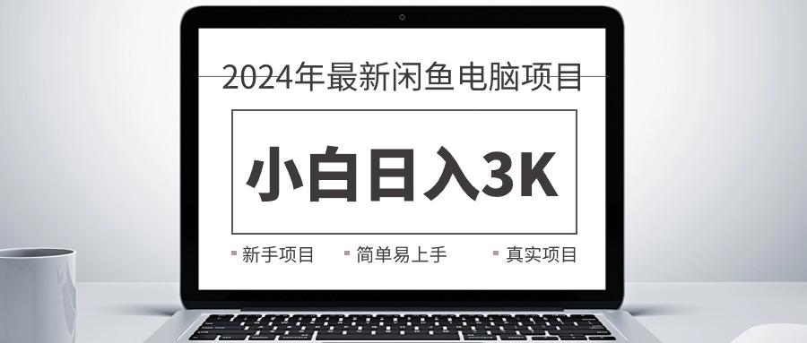 2024最新闲鱼卖电脑项目，新手小白日入3K+，最真实的项目教学网创项目-副业赚钱-互联网创业-资源整合冒泡网