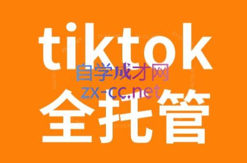 TikTok跨境电商全托管运营模式精品课网创项目-副业赚钱-互联网创业-资源整合冒泡网