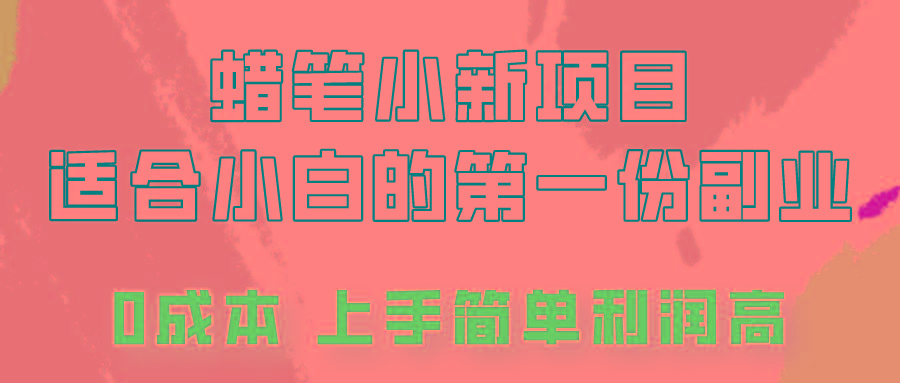 蜡笔小新项目拆解，0投入，0成本，小白一个月也能多赚3000+网创项目-副业赚钱-互联网创业-资源整合冒泡网